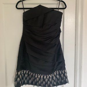 Phoebe Couture Black Cocktail Dress